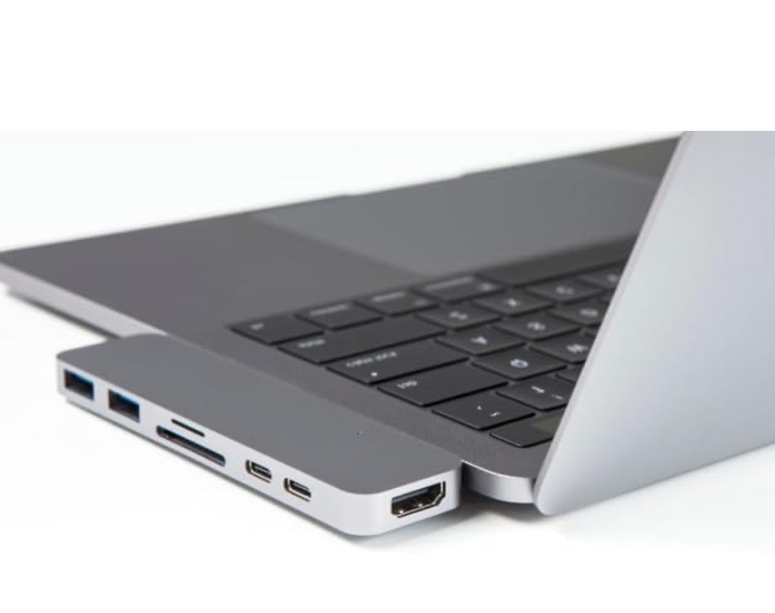 Pbuddy USB C Hub MacBook Pro Adapter with Type-C Pass-Through Charging 40Gbs Thunderbolt 3 SD/TF Card Reader and 2 USB 3.0 for Newest 13 or 15 MacBook Pro 2017 and 2016 (Space Grey) Pbuddy USB C Hub MacBook Pro Adapter with Type-C Pass-Through Charging 40Gbs Thunderbolt 3 SD/TF Card Reader and 2 USB 3.0 for Newest 13 or 15 MacBook Pro 2017 and 2016 (Space Grey)
